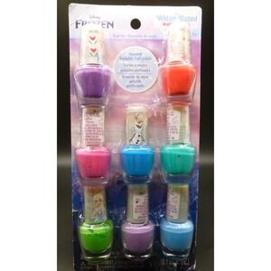 Disney Frozen ~ Water Based Peelable Nail Polish, Set of 8 ~ New ~ Read Listing